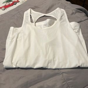 NWOT - Zyia Active Twist Back tank top - White - Medium - never worn or washed